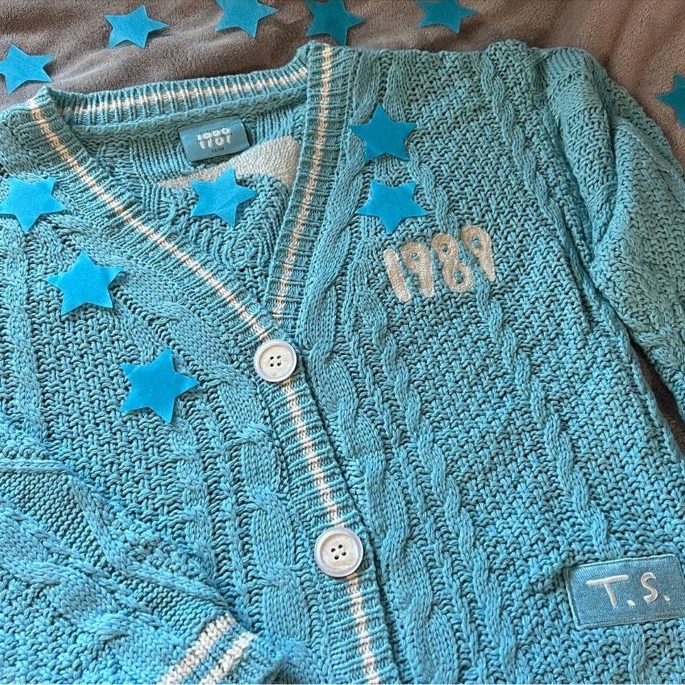 1989 Cardigan Taylor Swift Taylor’s Version Blue Authentic In Hand Ready to Ship